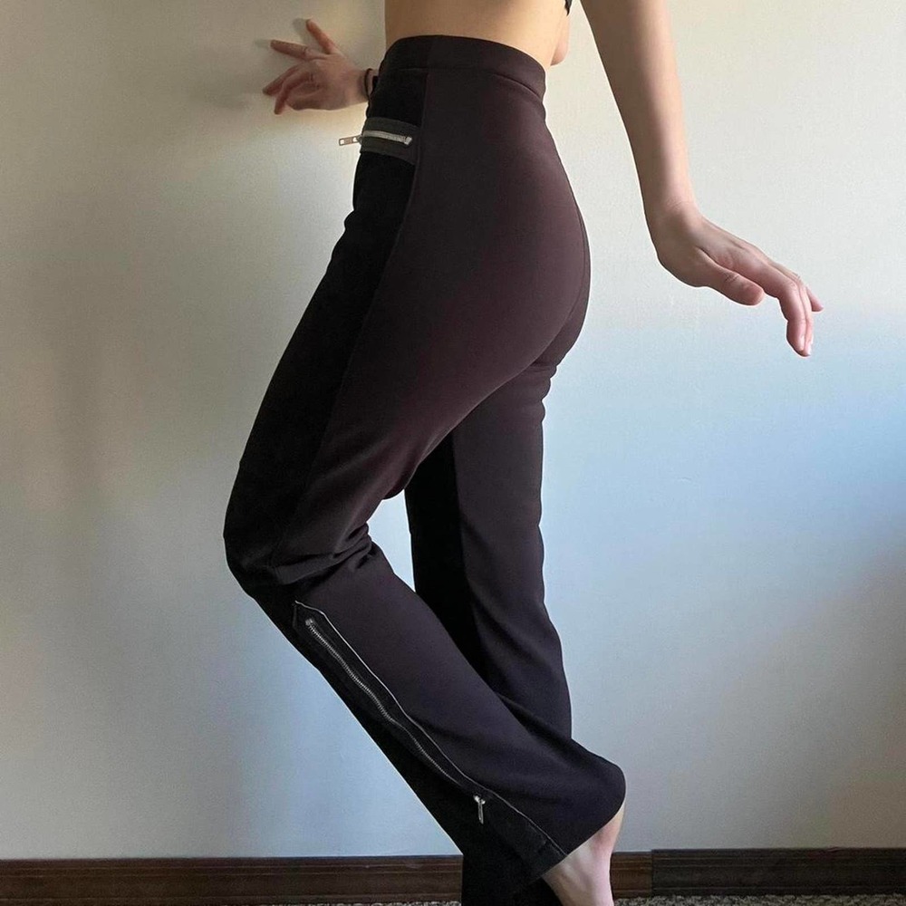 Brown vintage pants SIZE SMALL - Picture 2 of 4